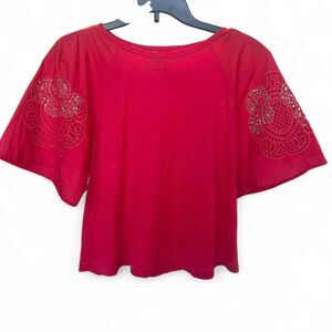 Max Mara weekend collection $218 red blouse. Size S/M